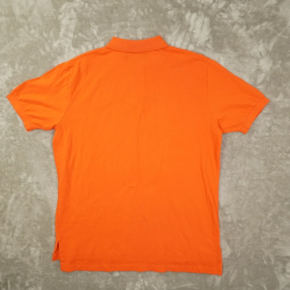 Polo Ralph Lauren Vintage Polo Shirt Men's XL Orange Short Sleeve Preppy Retro